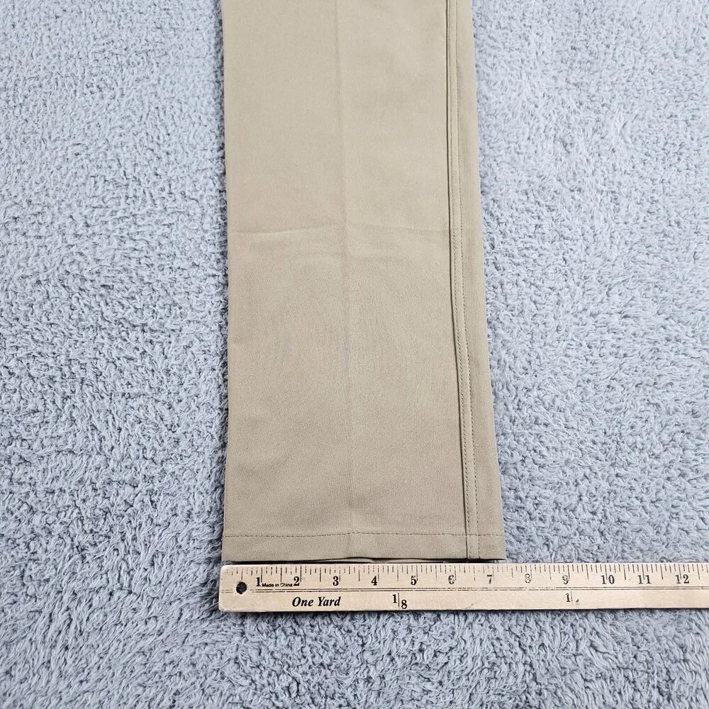 Wrangler ATG Pants Mens 35x32 Khaki Stretch Hiking Outdoor Trail All Terrain